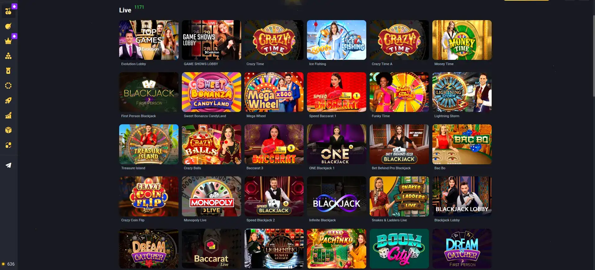 Страница входа на зеркало казино Up X Casino